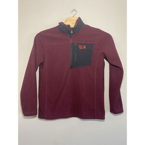 Mountain Hardwear‎ Men's 1/2 Zip Fleece Pullover Jacket Sz Large
